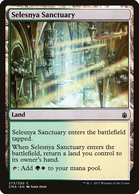 Selesnya Sanctuary, Magic card CMA 273 — Commander Anthology set