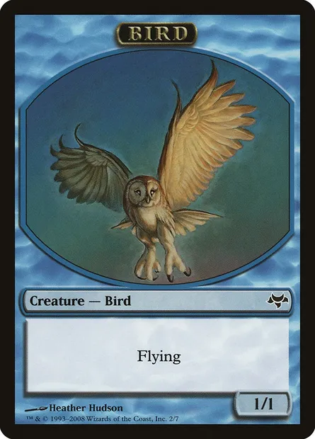 Bird, Magic card TEVE 2 — Eventide Tokens set
