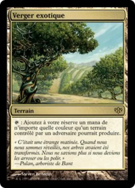 Verger exotique, carte Magic CON 142 — extension Conflux