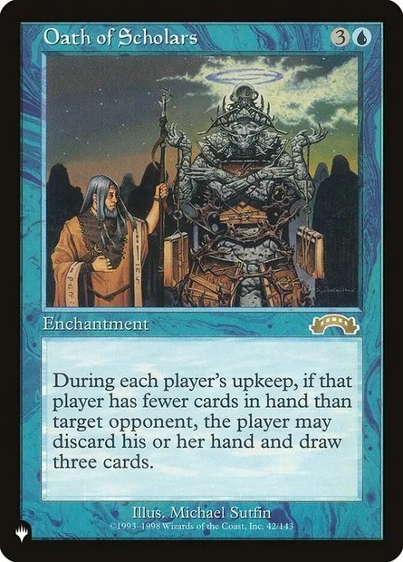 Oath of Scholars, Magic card PLST EXO-42 — The List set