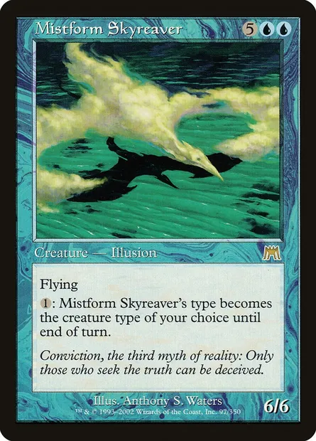 Mistform Skyreaver, Magic card ONS 97 — Onslaught set