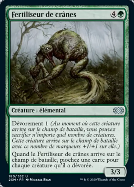 Fertiliseur de crânes, carte Magic 2XM 180 — extension Double Masters