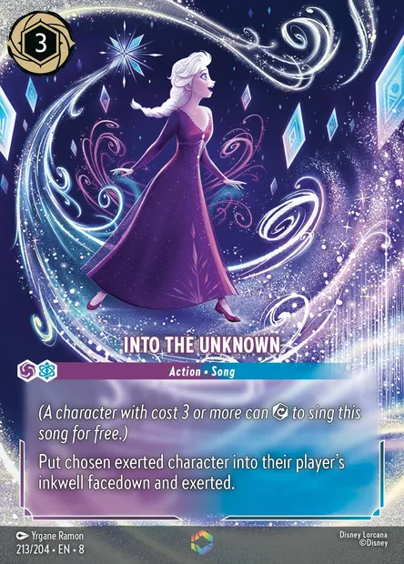 Into the Unknown, Disney Lorcana card CH8-213 — The Reign of Jafar set