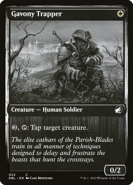 Gavony Trapper, Magic card DBL 22 — Innistrad: Double Feature set