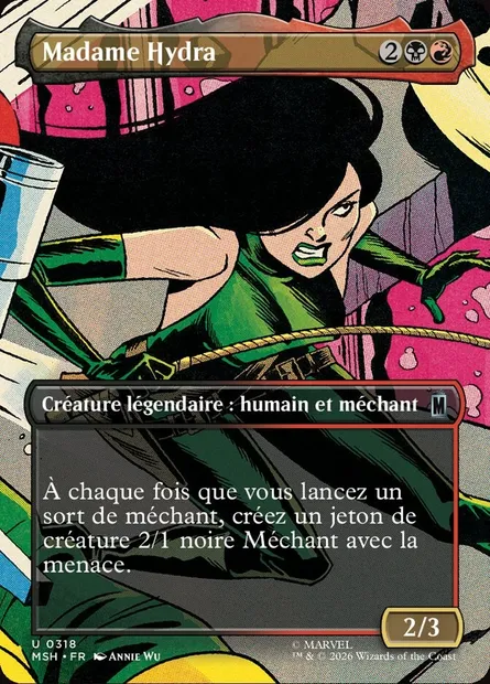 Madame Hydra, carte Magic MSH 318 — extension Marvel Super Heroes