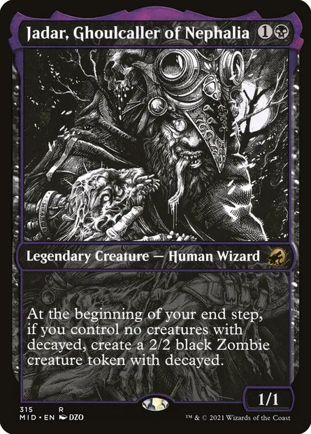 Jadar, Ghoulcaller of Nephalia, Magic card MID 315 — Innistrad: Midnight Hunt set