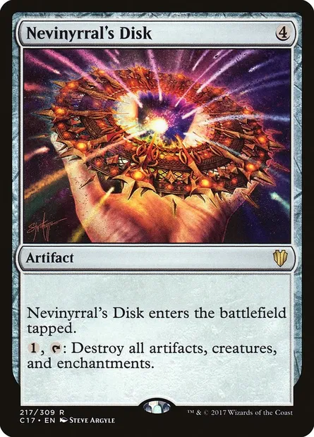 Nevinyrral's Disk, Magic card C17 217 — Commander 2017 set