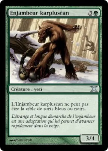 Enjambeur karpluséan, carte Magic 10E 272 — extension Dixième édition