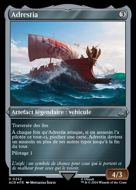 Adrestia, carte Magic ACR 252 — extension Assassin's Creed