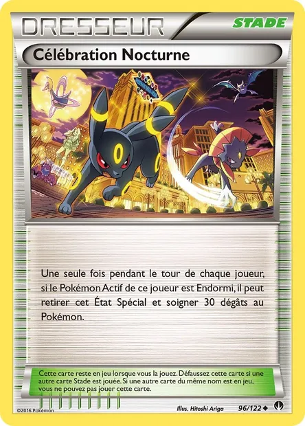 Célébration Nocturne, carte Pokémon BKP 96 — extension Rupture Turbo