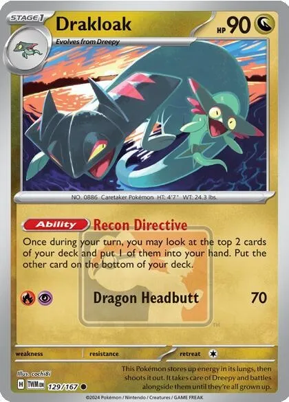 Dispareptil, carte Pokémon LGP 129 — extension League Promos