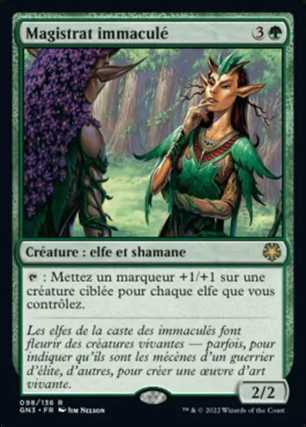 Magistrat immaculé, carte Magic GN3 98 — extension Game Night: Free-for-All