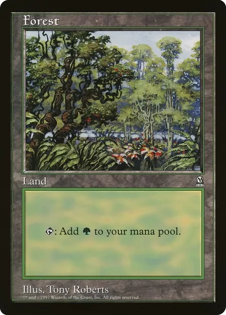 Forêt, carte Magic OLEP 5 — extension Oversized League Prizes