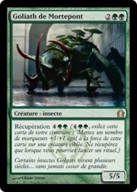 Goliath de Mortepont, carte Magic RTR 120 — extension Retour à Ravnica