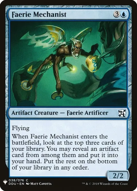 Faerie Mechanist, Magic card PLST DDU-38 — The List set