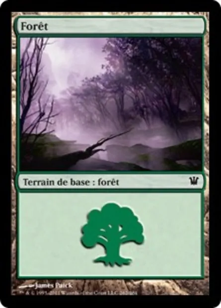 Forêt, carte Magic ISD 262 — extension Innistrad
