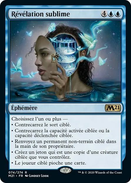 Révélation sublime, carte Magic M21 74 — extension Core Set 2021