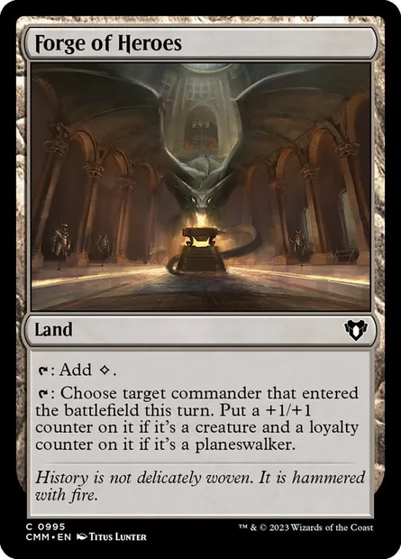 Forge of Heroes, Magic card CMM 995 — Commander Masters set