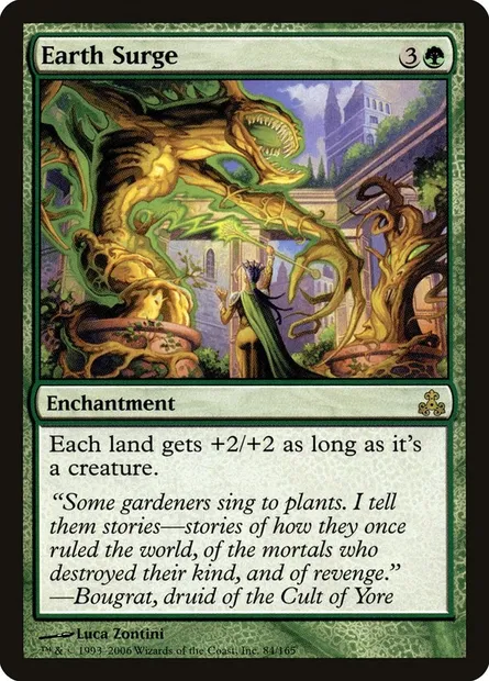 Earth Surge, Magic card GPT 84 — Guildpact set