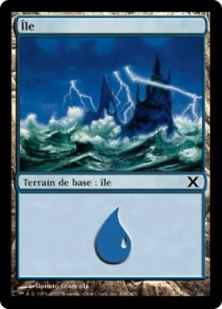 Île, carte Magic 10E 368 — extension Dixième édition
