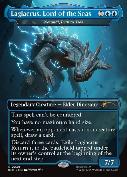 Nezahal, Marée primordiale, carte Magic SLD 2236 — extension Secret Lair Drop
