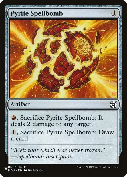Pyrite Spellbomb, Magic card PLST DDU-60 — The List set
