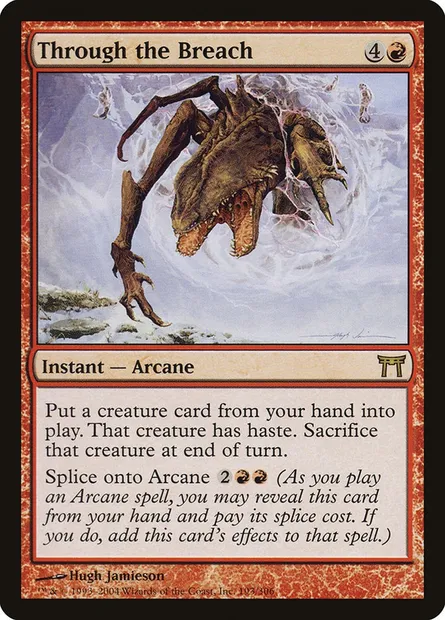 Dans la brèche, carte Magic CHK 193 — extension Guerriers de Kamigawa