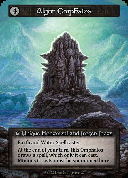 Algor Omphalos, carte Sorcery GOT 305 — extension Gothic