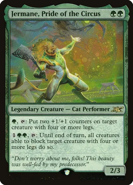 Jermane, Pride of the Circus, carte Magic UNF 430 — extension Unfinity