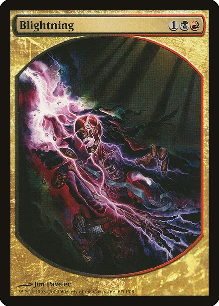 Blightning, Magic card P09 6 — Magic Player Rewards 2009 set