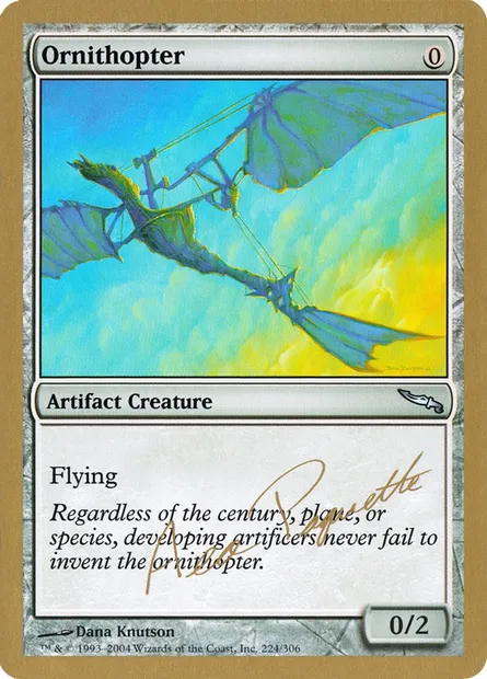 Ornithoptère, carte Magic WC04 ap224 — extension World Championship Decks 2004