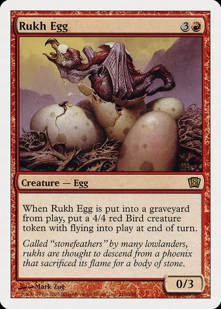 Œuf de rukh, carte Magic 8ED 216 — extension Huitième Edition