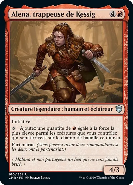 Alena, trappeuse de Kessig, carte Magic CMR 160 — extension Commander Legends