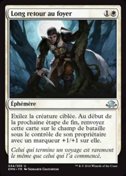Long retour au foyer, carte Magic EMN 34 — extension La lune hermétique
