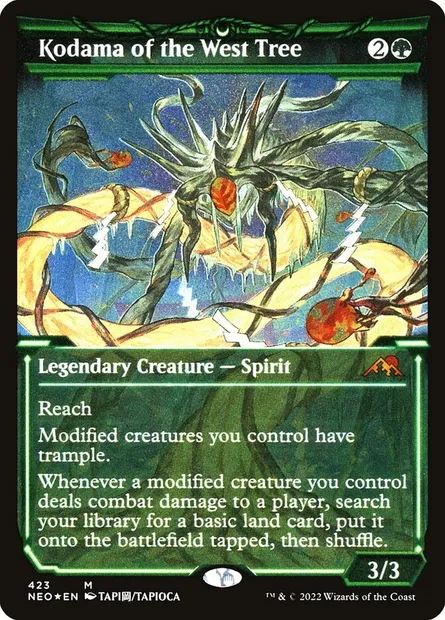Kodama of the West Tree, Magic card NEO 423 — Kamigawa: Neon Dynasty set