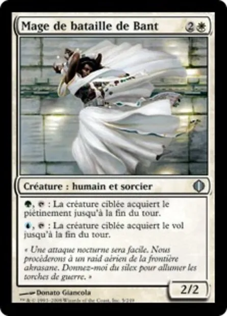 Mage de bataille de Bant, carte Magic ALA 5 — extension Les éclats d'Alara