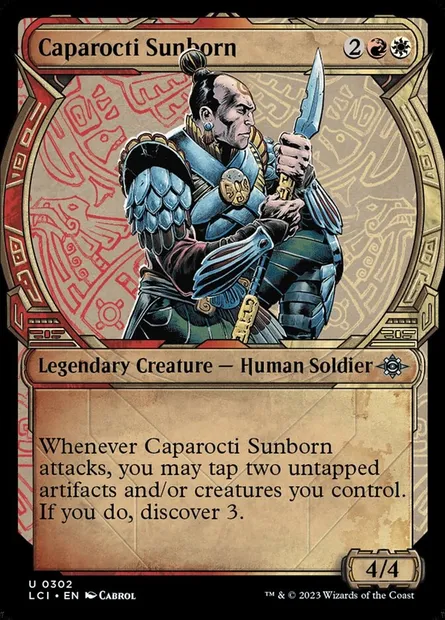 Caparocti Sunborn, Magic card LCI 302 — The Lost Caverns of Ixalan set