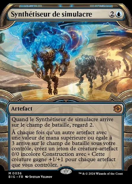 Synthétiseur de simulacre, carte Magic BIG 36 — extension The Big Score