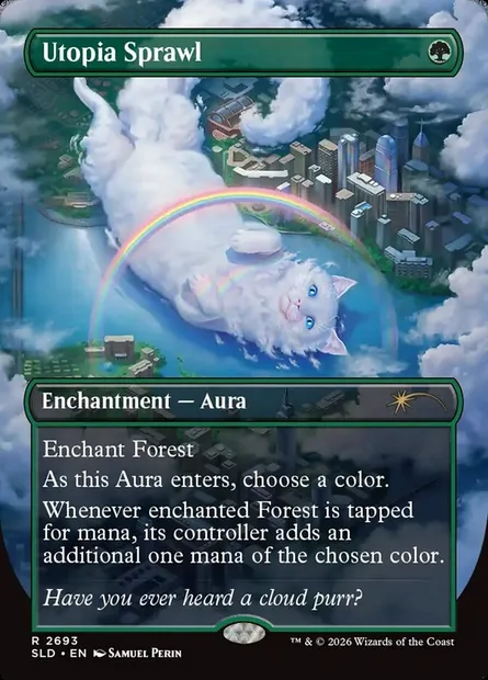 Utopia Sprawl, Magic card SLD 2693 — Secret Lair Drop set
