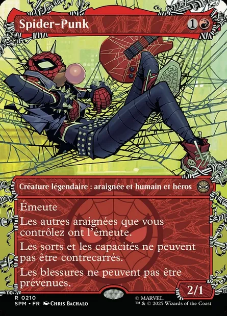 Spider-Punk, carte Magic SPM 210 — extension Marvel's Spider-Man