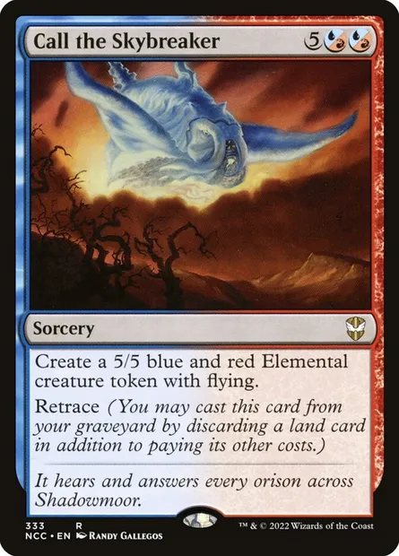Call the Skybreaker, Magic card NCC 333 — New Capenna Commander set