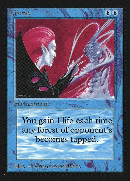 Ponction vitale, carte Magic CED 62 — extension Collectors' Edition