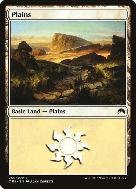 Plains, Magic card ORI 255 — Magic Origins set