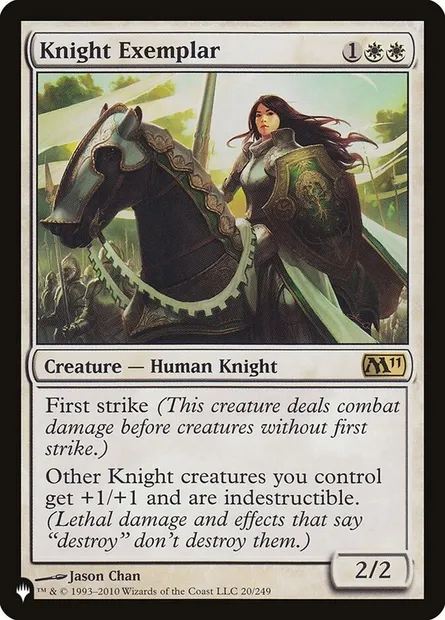 Archétype de chevalier, carte Magic PLST M11-20 — extension The List