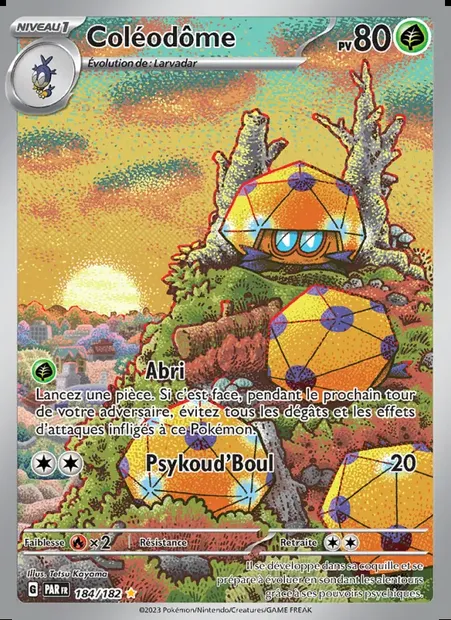 Coléodôme, carte Pokémon PAR 184 — extension Faille Paradoxe