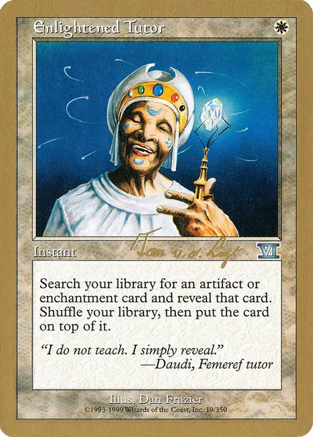 Préceptrice éclairée, carte Magic WC00 tvdl19 — extension World Championship Decks 2000