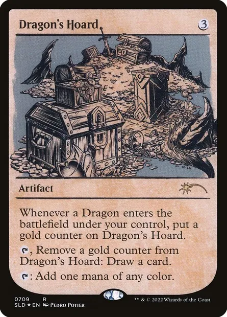 Dragon's Hoard, Magic card SLD 709 — Secret Lair Drop set