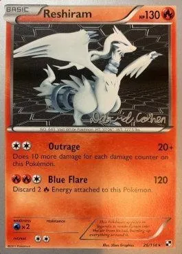 Reshiram, carte Pokémon WCD11 026 — extension World Championship Decks 2011