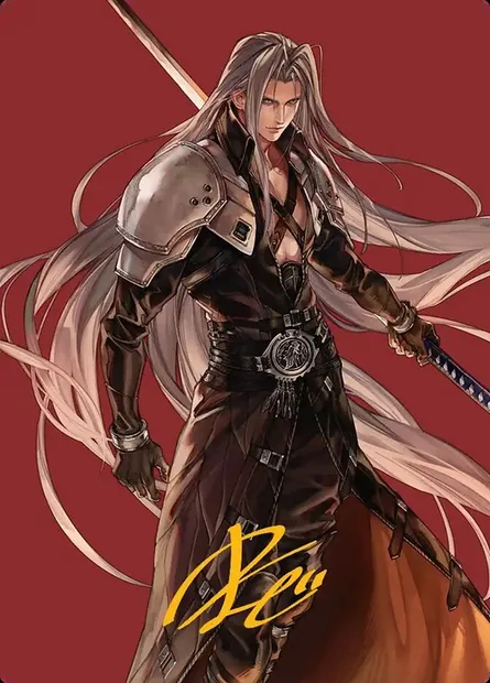 Sephiroth, Fabled SOLDIER // Sephiroth, Fabled SOLDIER, Magic card AFIN 44 — Final Fantasy Art Series set