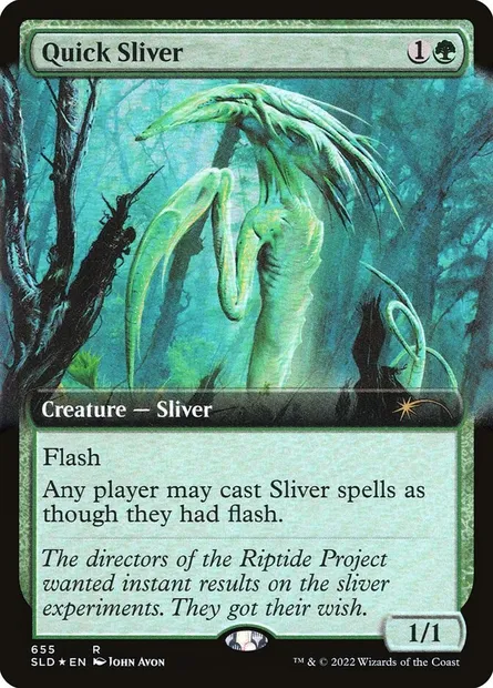 Quick Sliver, Magic card SLD 655 — Secret Lair Drop set